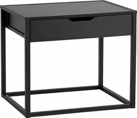 mila שידת צד BLACK – עץ וברזל