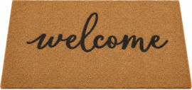 mila שטיח קוקוס מתאים לכניסה לבניין גודל 120/70 ס"מ - welcome