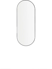 Be Unique מראת גוף אובלית לתלייה דגם MIAMI צבע שחור 160X40 ס"מ