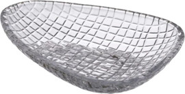Be Unique קערת הגשה יוקרתית מסדרת CRYSTALINE במידות 38X29X6.5