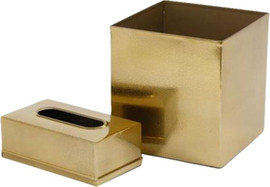 Be Unique סט פח וקופסא לטישו עשוי BRASS בגוון זהב יוקרתי