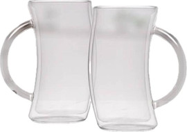 Be Unique סט מאגים DreamChef זכוכית שכבה כפולה 300ml