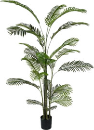 Be Unique עץ דקל מלאכותי מעוצב 25 עלים בצבע ירוק 220CM