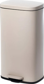 Be Unique פח אשפה מעוצב בגוון מוקה מיוחד טריקה שקטה 30L