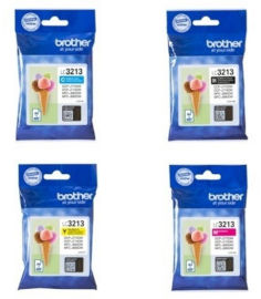 BROTHER סט דיו מקורי צבעוני Brother בראדר LC3213