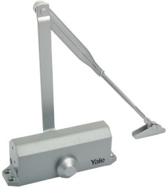 Yale מחזיר דלת הידראולי Yale ייל סדרה 300 כסוף