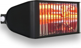 Havaya תנור חימום אינפרא 6 דרגות חימום 2500W כולל שלט Havaya החוויה אבי שושן Boston Premium שחור