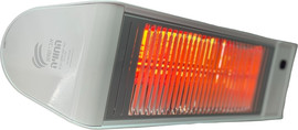 Havaya תנור חימום אינפרא אדום לתלייה כולל שלט Havaya 2000W החוויה אבי שושן Volcan 2000 Premium לבן