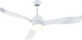 Storma מאוורר תקרה 56" כולל תאורה ושלט Storma סטורמה Maui W לבן
