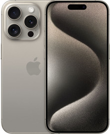 APPLE טלפון סלולרי 6.7" Apple אפל iPhone 15 Pro Max 256GB/8GB - Natural Titanium
