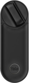 Yale מנעול חכם Linus L2 + מגשר אינטרנט מובנה + קורא קירבה + חיישן דלת Yale ייל 90600080 שחור