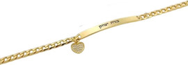 BL jewelry גורמט קלאסי עדין משולב פלטת חריטה BL jewelry בל ג׳ולרי גורמט קלאסי - ציפוי זהב
