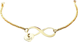 BL jewelry צמיד חרוזים אינפינטי BL jewelry בל ג׳ולרי חרוזים אינפינטי - ציפוי זהב