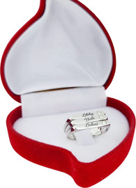 BL jewelry טבעת פס קלאסית BL jewelry בל ג׳ולרי פס - זהב לבן