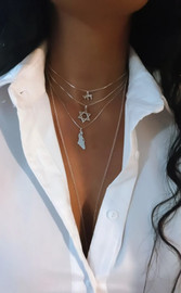BL jewelry שרשרת טריפל BL jewelry בל ג׳ולרי שרשרת טריפל - ציפוי זהב