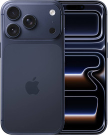 APPLE טלפון סלולרי 6.3" Apple אפל iPhone 17 Pro 256GB/12GB - Deep Blue (eSim only)