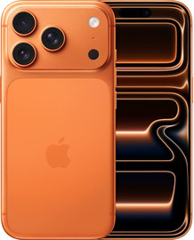 APPLE טלפון סלולרי 6.3" Apple אפל iPhone 17 Pro 256GB/12GB - Cosmic Orange (eSim only)