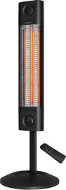 Veito תנור חימום רצפתי אינפרא אדום 1700W כולל שלט ‏Veito וייטו CH 1800 RC שחור