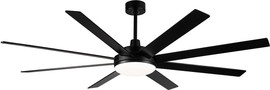 SmartAir מאוורר תקרה 72" כולל שלט ותאורת LED ‏SmartAir סמארט אייר Hurricane 72B