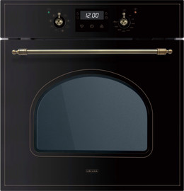 Lacasa תנור בנוי בעיצוב כפרי - 67 ליטר LaCasa לה קאסה LCT670RCBL שחור