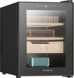 WineBar מקרר יומידור לסיגרים - 33 ליטר WineBar ויין בר Humidor 33L - שחור