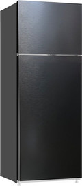 NORMANDE מקרר מקפיא עליון - 326 ליטר Normande נורמנדה ND-3803 - נירוסטה מושחרת