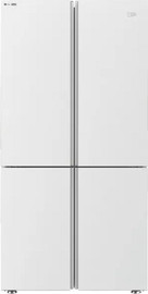 Beko מקרר 4 דלתות - 572 ליטר Beko בקו GN1406223GW זכוכית לבנה