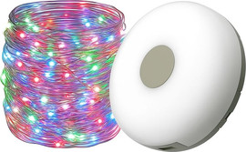 פלד יבוא ושיווק פנס קמפינג 2 ב-1 נטען USB: גרילנדת לד ומטען נייד לאוהל ולטיולים צבע צבעוני