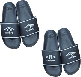 UMBRO מארז שתיי זוגות כפכפי UMBRO שחור/לבן