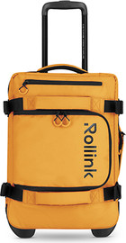 ROLLNIK תיק דאפל טרולי רך 21" מתאים לעלייה למטוס של מותג המזוודות החכמות Rollink