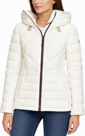 TOMMY HILFIGER מעיל נשים Tommy Hilfiger לבן