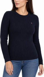 TOMMY HILFIGER סריג Tommy Hilfiger לנשים נייבי