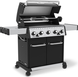 Broil King Baron 590 גריל גז + כירה ושיפוד 5 מבערים 70,000 BTU + מתנה! מבית המותג הקנדי Broil King