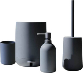 ISRAELI GLASS סט אביזרי אמבטיה MONACO אפור AVNERS