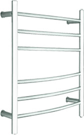 ISRAELI GLASS מחמם מגבות סולם 6 שלבים 52*76 ס"מ - ניקל מבריק