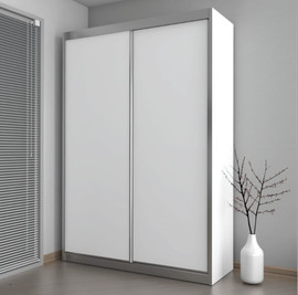 HOUSE DESIGN ארון הזזה 2 דלתות דגם גל פרימיום - צבע אלון מבוקע 5552