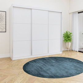 HOUSE DESIGN ארון הזזה 3 דלתות רוחב 2.40 מ' - דגם אופיר 2024 - צבע שחור