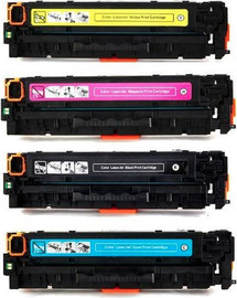 HP סט טונרים תואם HP CF540A-CF543A 203A (תפוקת דפים בשחור 1,400 דף, בצבע 1,300 דף)