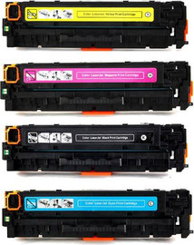 HP סט טונרים תואם HP CF540X-CF543X 203X(תפוקת דפים בשחור 3,200 דף, בצבע 2,500 דף)