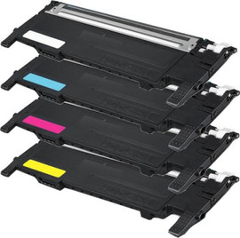 SAMSUNG סט טונרים תואמים SAMSUNG CLT-406S (תפוקת דפים בצבע 1,000 דף ובשחור 1,500 דף)