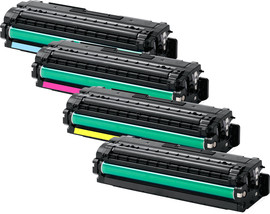 SAMSUNG סט טונרים תואמים Samsung CLT-C506L / CLT-K506L / CLT-M506L / CLT-Y506L(תפוקת דפים בשחור 6,000 דף, בצבע 3,500 דף)