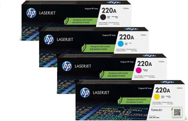 HP סט טונרים מקורי HP W2200A - 2203A 220A(תפוקת דפים בשחור 2,000 דף, בצבע 1,800 דף)