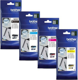 BROTHER סט ראשי דיו מקורי Brother LC3237