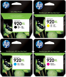 HP סט ראשי דיו מקוריים HP 920XL