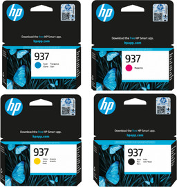 HP סט ראשי דיו מקוריים HP 937