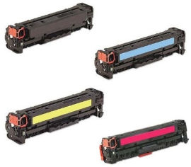 HP סט טונרים תואמים HP 305 CE413A+CE412A+CE411A+CE410X