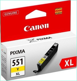 CANON ראש דיו צהוב מקורי Canon CLI551YXL (680 דפים)