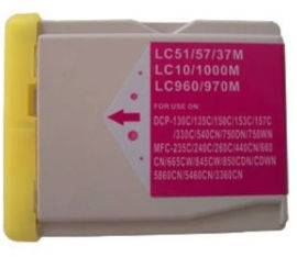 BROTHER ראש דיו תואם אדום Brother LC-970M