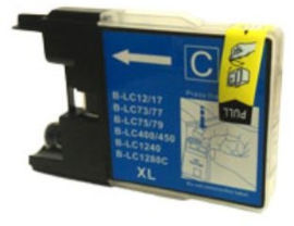 BROTHER ראש דיו למדפסת כחול תואם Brother LC1240C