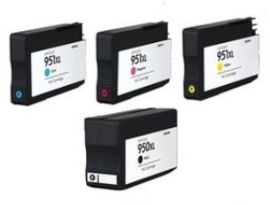 HP סט ראשי דיו תואמים HP 950XL+951XL